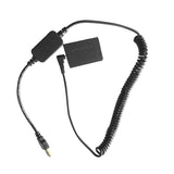 LP-E12 Dummy Battery DR-E12 DC Coupler with D-Tap Cable for Canon EOS M M2 M10 - Aladdin Shoppers