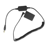 LP-E12 Dummy Battery DR-E12 DC Coupler with D-Tap Cable for Canon EOS M M2 M10 - Aladdin Shoppers