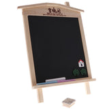 Magnetic Wooden House Framed Blackboard Message Special Notes Board Home/Wall Hanging Decoration - Aladdin Shoppers