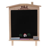 Magnetic Wooden House Framed Blackboard Message Special Notes Board Home/Wall Hanging Decoration - Aladdin Shoppers