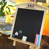 Magnetic Wooden House Framed Blackboard Message Special Notes Board Home/Wall Hanging Decoration - Aladdin Shoppers