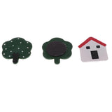 Magnetic Wooden House Framed Blackboard Message Special Notes Board Home/Wall Hanging Decoration - Aladdin Shoppers