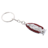 Mary Madonna Figurine Statue Catholic Keyring Perfect Gift for Car Home Decor Durable - Aladdin Shoppers