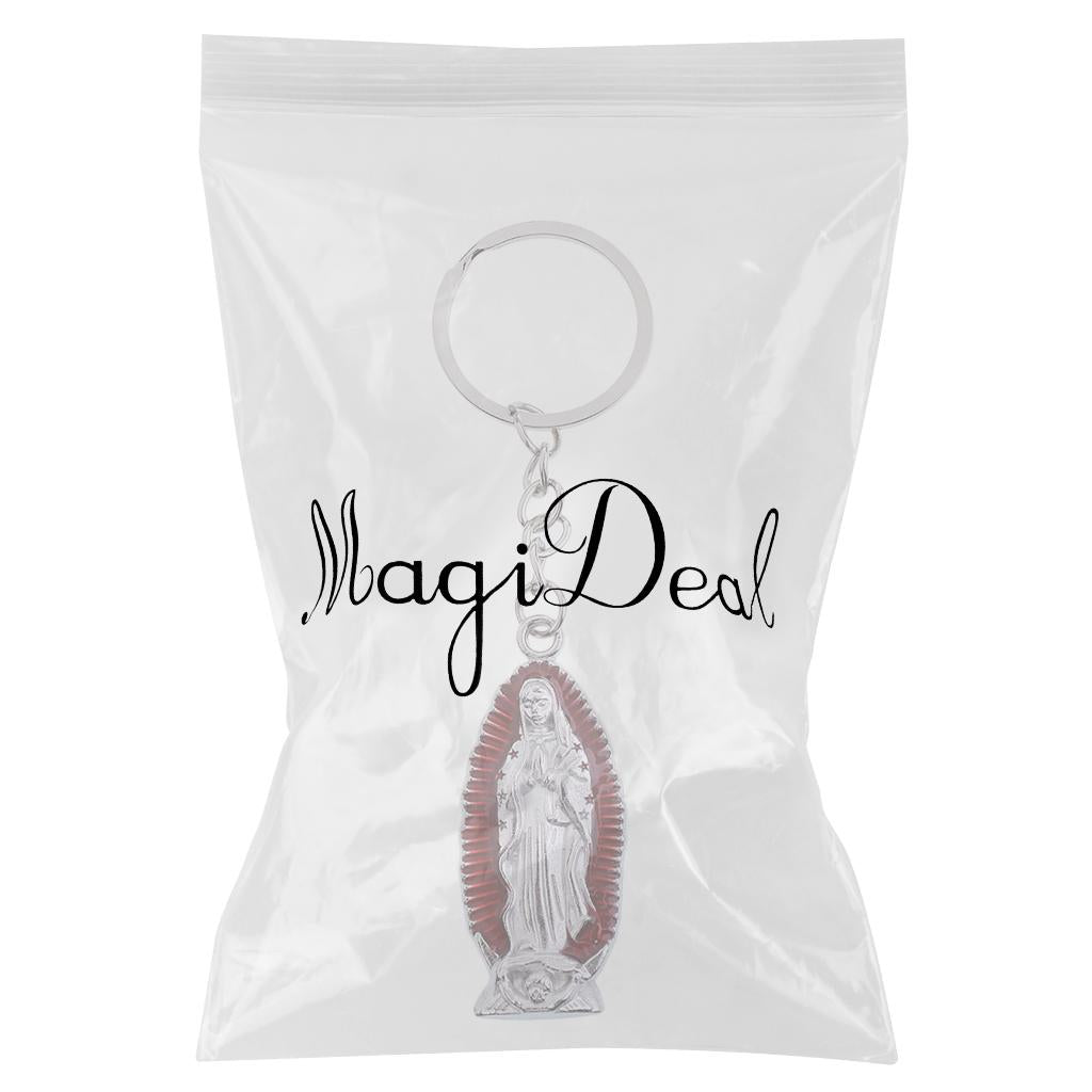 Mary Madonna Figurine Statue Catholic Keyring Perfect Gift for Car Home Decor Durable - Aladdin Shoppers