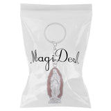 Mary Madonna Figurine Statue Catholic Keyring Perfect Gift for Car Home Decor Durable - Aladdin Shoppers