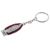 Mary Madonna Figurine Statue Catholic Keyring Perfect Gift for Car Home Decor Durable - Aladdin Shoppers