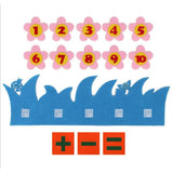 Max 1-10 Cognition Kindergarten Math Toy Teaching Aids Early Education Material Blue Grass - Aladdin Shoppers