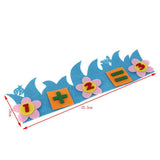 Max 1-10 Cognition Kindergarten Math Toy Teaching Aids Early Education Material Blue Grass - Aladdin Shoppers