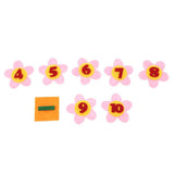 Max 1-10 Cognition Kindergarten Math Toy Teaching Aids Early Education Material Blue Grass - Aladdin Shoppers