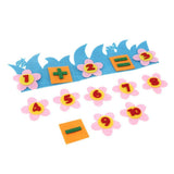 Max 1-10 Cognition Kindergarten Math Toy Teaching Aids Early Education Material Blue Grass - Aladdin Shoppers
