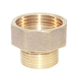 Max 1-3/4 Inch Brass Barbed Double End Hose Tube Pipe Fitting Threaded Connector