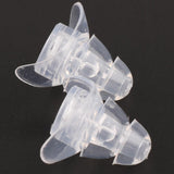 Max 1 Pair Anti-noise Silicone Earplugs Hearing Protection Ear Plugs Clear - Aladdin Shoppers