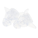 Max 1 Pair Anti-noise Silicone Earplugs Hearing Protection Ear Plugs Clear - Aladdin Shoppers
