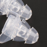 Max 1 Pair Anti-noise Silicone Earplugs Hearing Protection Ear Plugs Clear - Aladdin Shoppers
