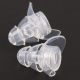 Max 1 Pair Anti-noise Silicone Earplugs Hearing Protection Ear Plugs Clear - Aladdin Shoppers
