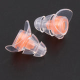 Max 1 Pair Anti-noise Silicone Earplugs Hearing Protection Ear Plugs Orange - Aladdin Shoppers