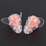 Max 1 Pair Anti-noise Silicone Earplugs Hearing Protection Ear Plugs Orange - Aladdin Shoppers