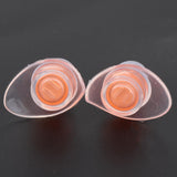 Max 1 Pair Anti-noise Silicone Earplugs Hearing Protection Ear Plugs Orange - Aladdin Shoppers
