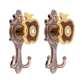 Max 1 Pair Apple Shape Curtain Hook Holder Wall Mounted Curtain Hold Vintage Red - Aladdin Shoppers