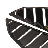 Max 1 Pair Bright Black Vent 1/4 Side Window Louver Cover For Chevrolet Camaro - Aladdin Shoppers