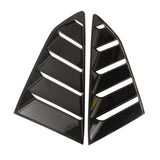 Max 1 Pair Bright Black Vent 1/4 Side Window Louver Cover For Chevrolet Camaro - Aladdin Shoppers