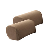 Max 1 Pair Furniture Sofa Armrest Covers with 10 Twist Pins Camel - Aladdin Shoppers