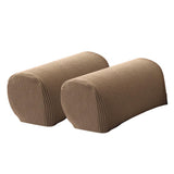 Max 1 Pair Furniture Sofa Armrest Covers with 10 Twist Pins Camel - Aladdin Shoppers