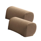 Max 1 Pair Furniture Sofa Armrest Covers with 10 Twist Pins Camel - Aladdin Shoppers