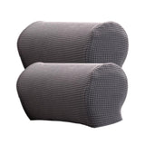 Max 1 Pair Furniture Sofa Armrest Covers with 10 Twist Pins Gray - Aladdin Shoppers