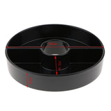 Max 1 Pair Half Moon Japanese Ikebana Suiban Vase Pot Bonsai Flower Tray Black - Aladdin Shoppers