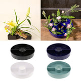 Max 1 Pair Half Moon Japanese Ikebana Suiban Vase Pot Bonsai Flower Tray Black - Aladdin Shoppers