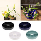 Max 1 Pair Half Moon Japanese Ikebana Suiban Vase Pot Bonsai Flower Tray Black - Aladdin Shoppers