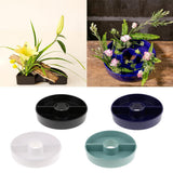 Max 1 Pair Half Moon Japanese Ikebana Suiban Vase Pot Bonsai Flower Tray Black - Aladdin Shoppers