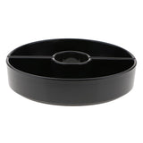 Max 1 Pair Half Moon Japanese Ikebana Suiban Vase Pot Bonsai Flower Tray Black - Aladdin Shoppers