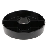 Max 1 Pair Half Moon Japanese Ikebana Suiban Vase Pot Bonsai Flower Tray Black - Aladdin Shoppers