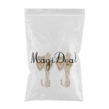 Max 1 Pair Love Shape Curtain Holdback Wall Mounted Curtain Holdback Golden - Aladdin Shoppers