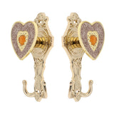 Max 1 Pair Love Shape Curtain Holdback Wall Mounted Curtain Holdback Golden - Aladdin Shoppers