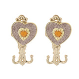 Max 1 Pair Love Shape Curtain Holdback Wall Mounted Curtain Holdback Golden - Aladdin Shoppers