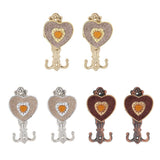 Max 1 Pair Love Shape Curtain Holdback Wall Mounted Curtain Holdback Golden - Aladdin Shoppers