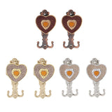 Max 1 Pair Love Shape Curtain Holdback Wall Mounted Curtain Holdback Golden - Aladdin Shoppers