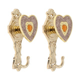Max 1 Pair Love Shape Curtain Holdback Wall Mounted Curtain Holdback Golden - Aladdin Shoppers