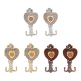 Max 1 Pair Love Shape Curtain Holdback Wall Mounted Curtain Holdback Golden - Aladdin Shoppers