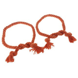 Max 1 Pair of Woven Rope Tiebacks Holdbacks for Blackout Curtains Orange - Aladdin Shoppers