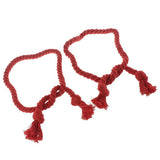 Max 1 Pair of Woven Rope Tiebacks Holdbacks for Blackout Curtains Red - Aladdin Shoppers