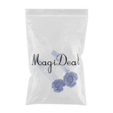 Max 1 Pair Rose Flower Magnetic Curtain Tiebacks Rope Strap Holdback Deep Blue - Aladdin Shoppers