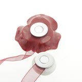 Max 1 Pair Rose Flower Magnetic Curtain Tiebacks Rope Strap Holdback Red - Aladdin Shoppers