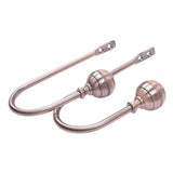 Max 1 Pair Window Curtain Holdback Tieback with Decorative Ball Finial Bronze - Aladdin Shoppers