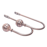 Max 1 Pair Window Curtain Holdback Tieback with Decorative Ball Finial Bronze - Aladdin Shoppers