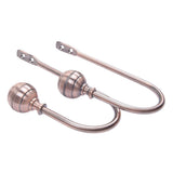 Max 1 Pair Window Curtain Holdback Tieback with Decorative Ball Finial Bronze - Aladdin Shoppers
