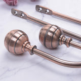 Max 1 Pair Window Curtain Holdback Tieback with Decorative Ball Finial Bronze - Aladdin Shoppers